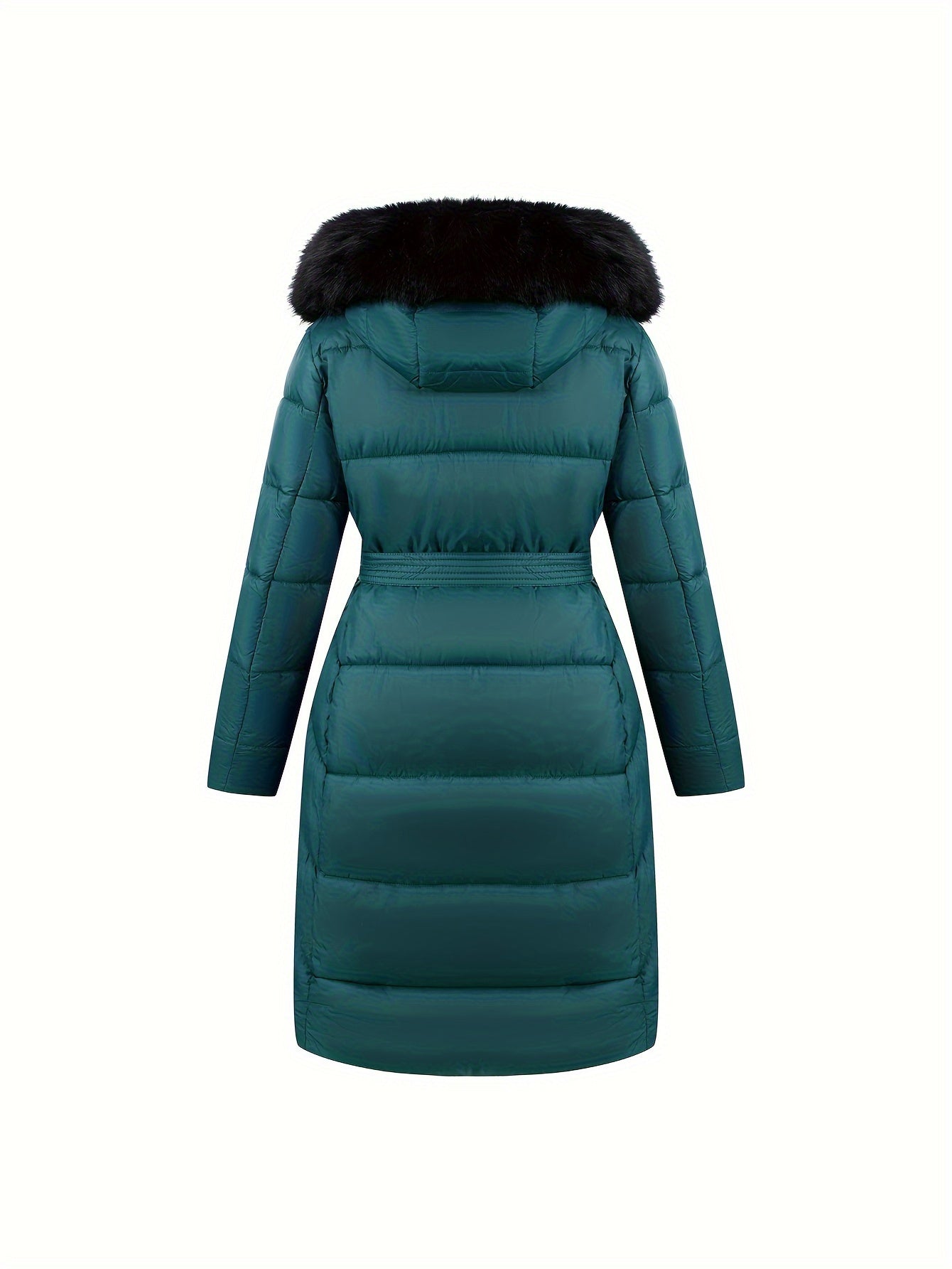 DAMES MID-LENGTH WINTERJAS MET CAPUCHON & RIEM