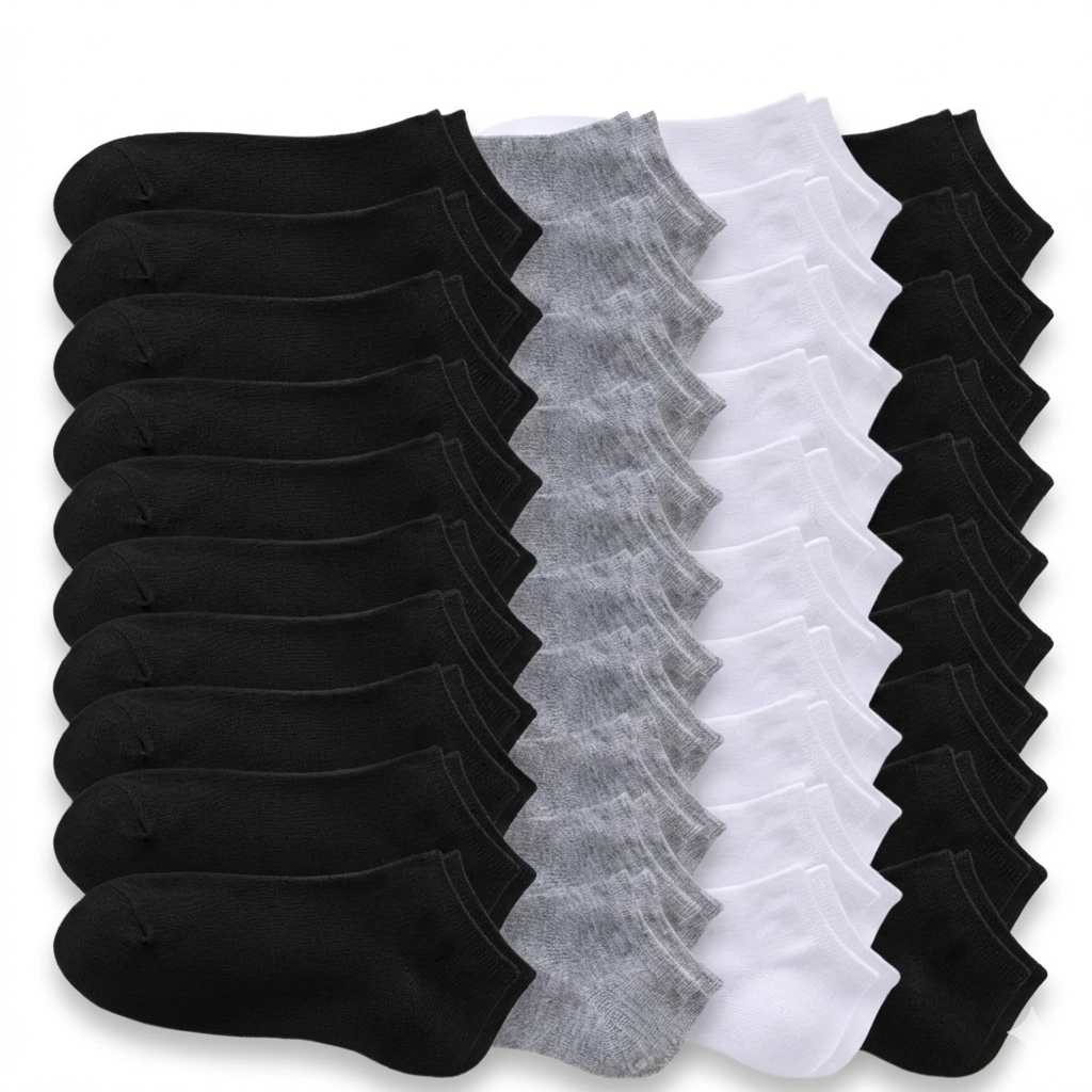 ENKELSOKKEN (10/20/40 PAAR)