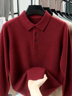 HEREN KNIT SWEATER MET KRAAG (HERFST/WINTER)