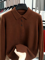 HEREN KNIT SWEATER MET KRAAG (HERFST/WINTER)