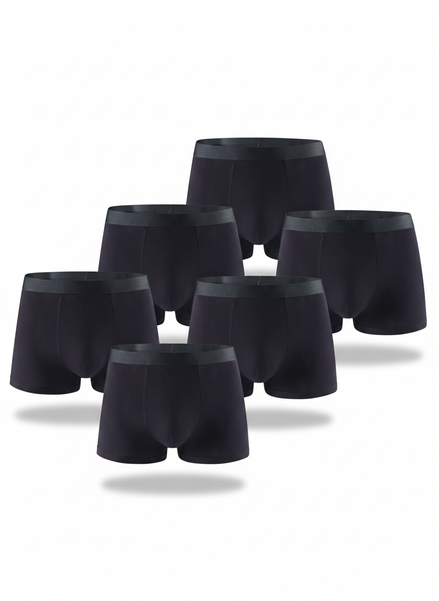 BAMBOE BOXERSHORTS (6 STUKS)