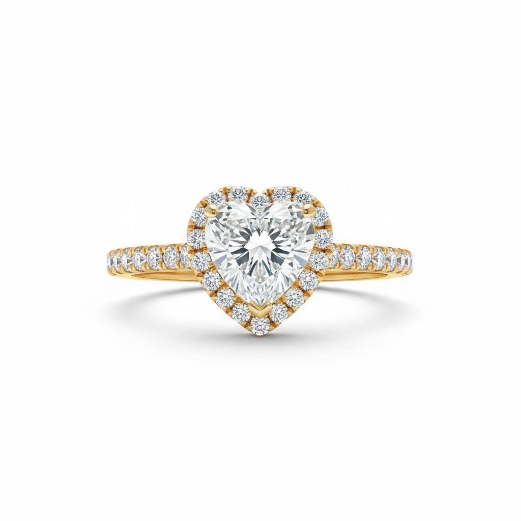 HART ZIRCON RING (DAMES)