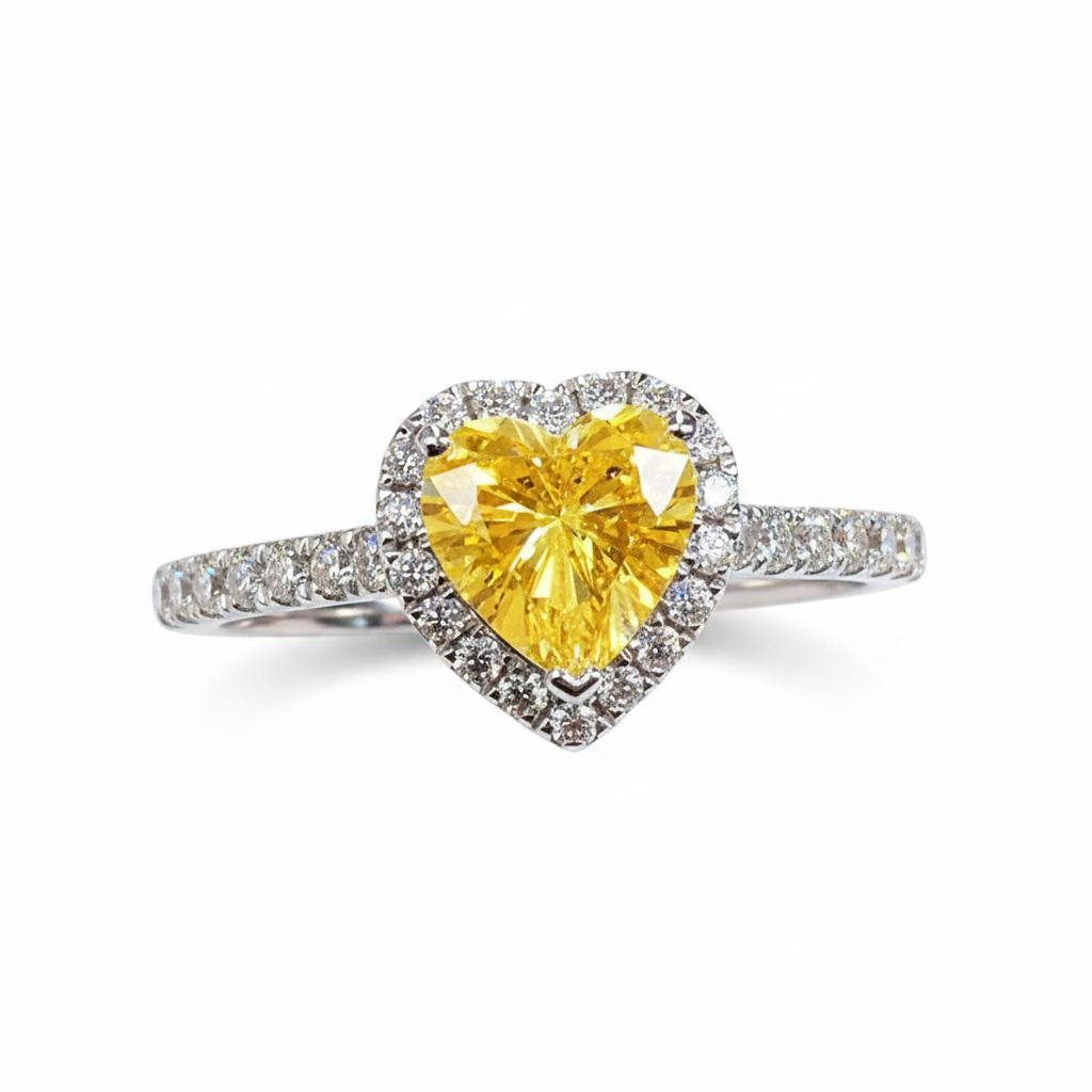 HART ZIRCON RING (DAMES)