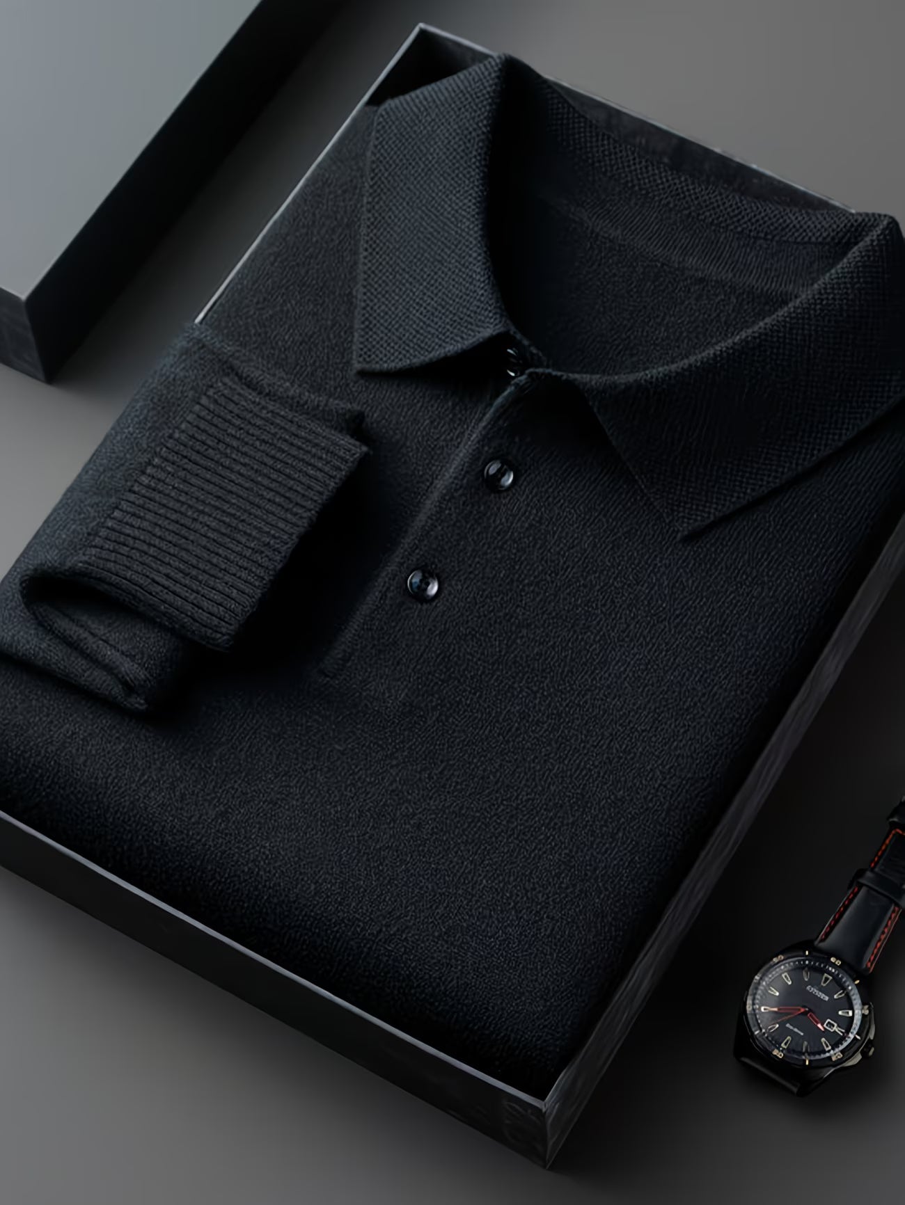 HEREN KNIT SWEATER MET KRAAG (HERFST/WINTER)