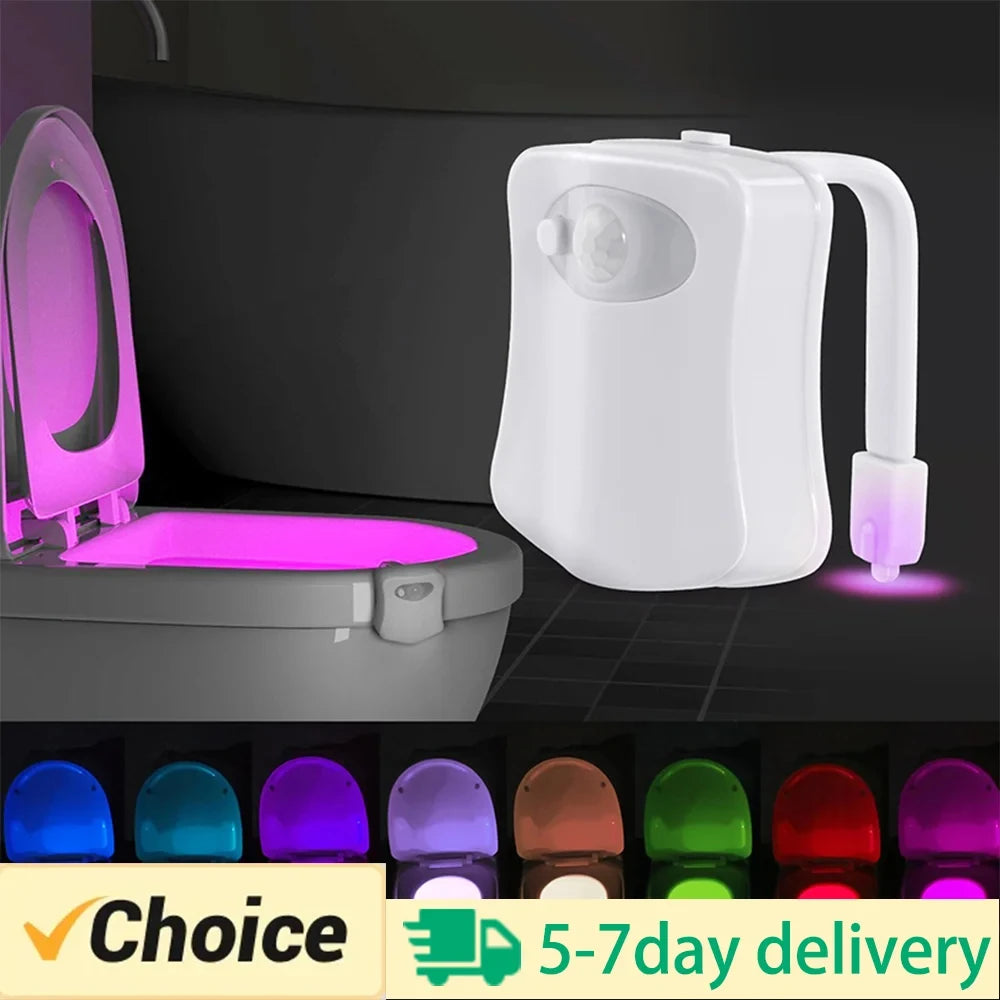 SENSOR TOILET LED NACHTLAMP (RGB)
