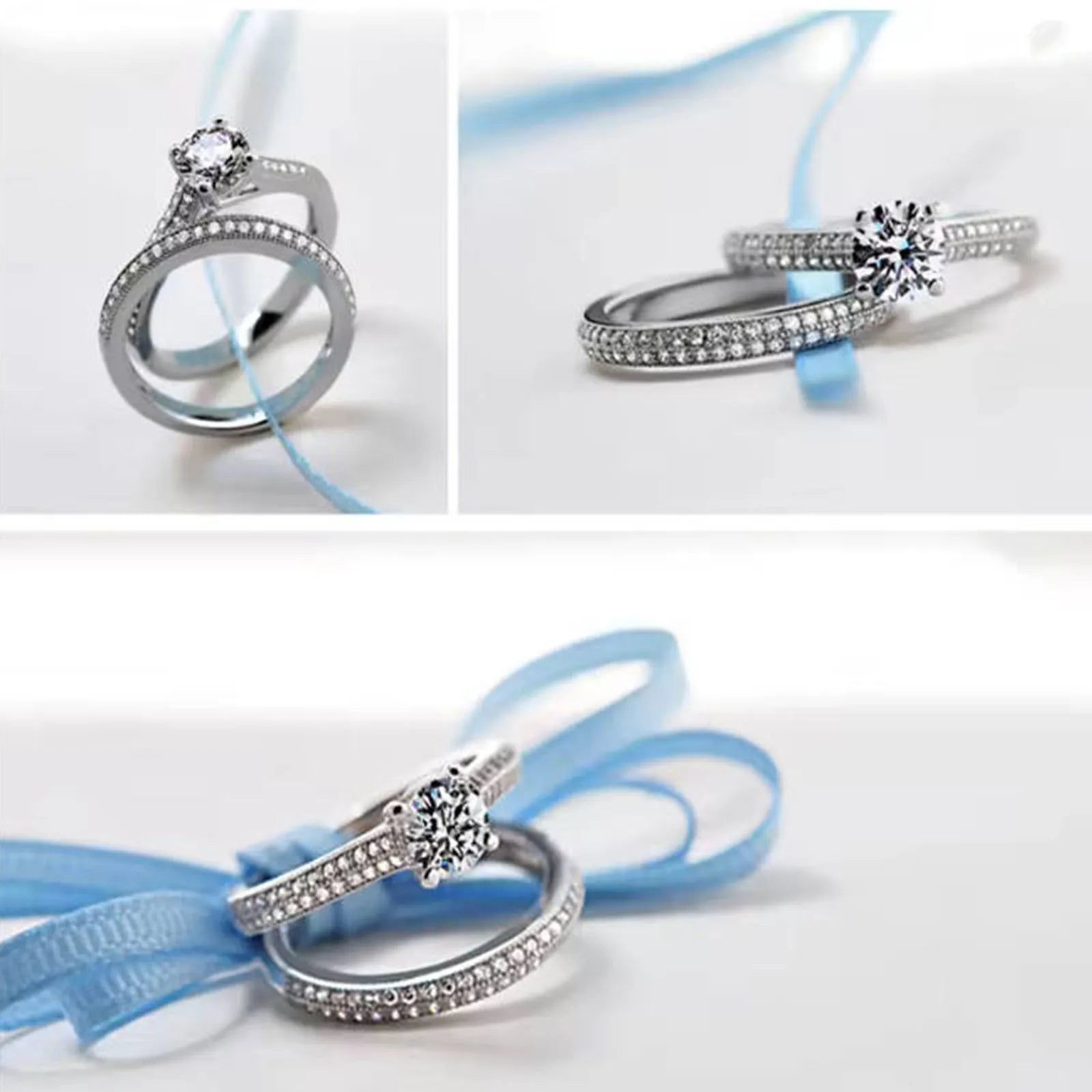 VINTAGE HALO RING SET