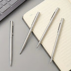 SET OF 20 STAINLESS STEEL BALLPOINT PENNEN