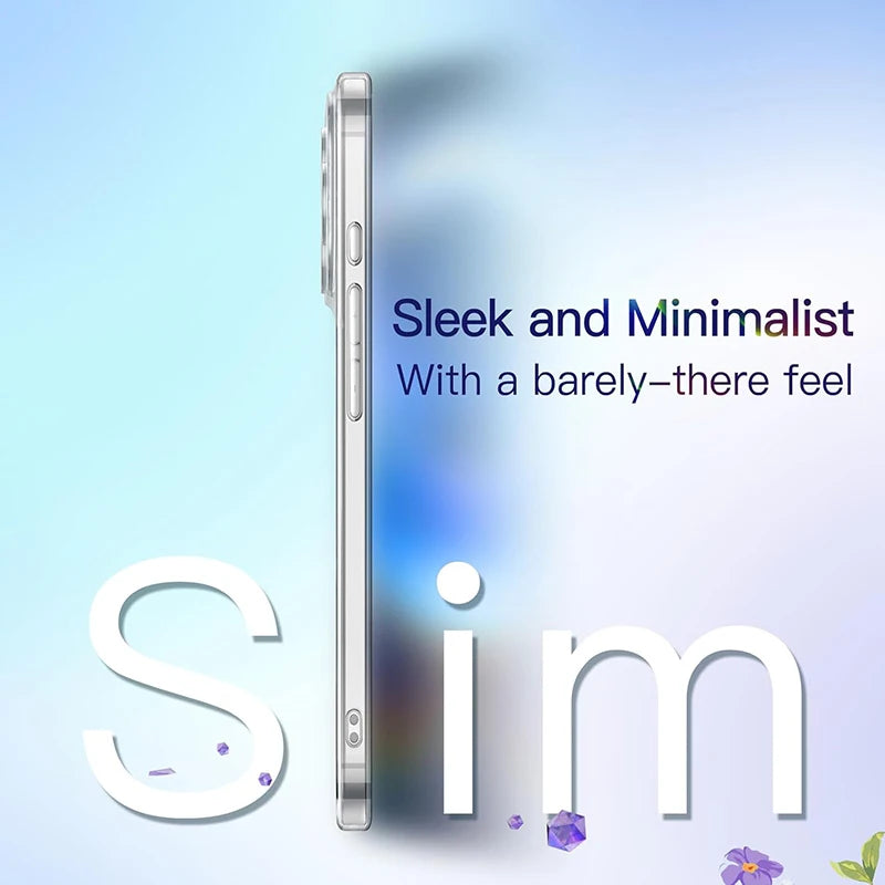 MAGSAFE MAGNETISCHE IPHONE CASE (TRANSPARANT)