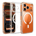 MAGSAFE MAGNETISCHE IPHONE CASE (TRANSPARANT)