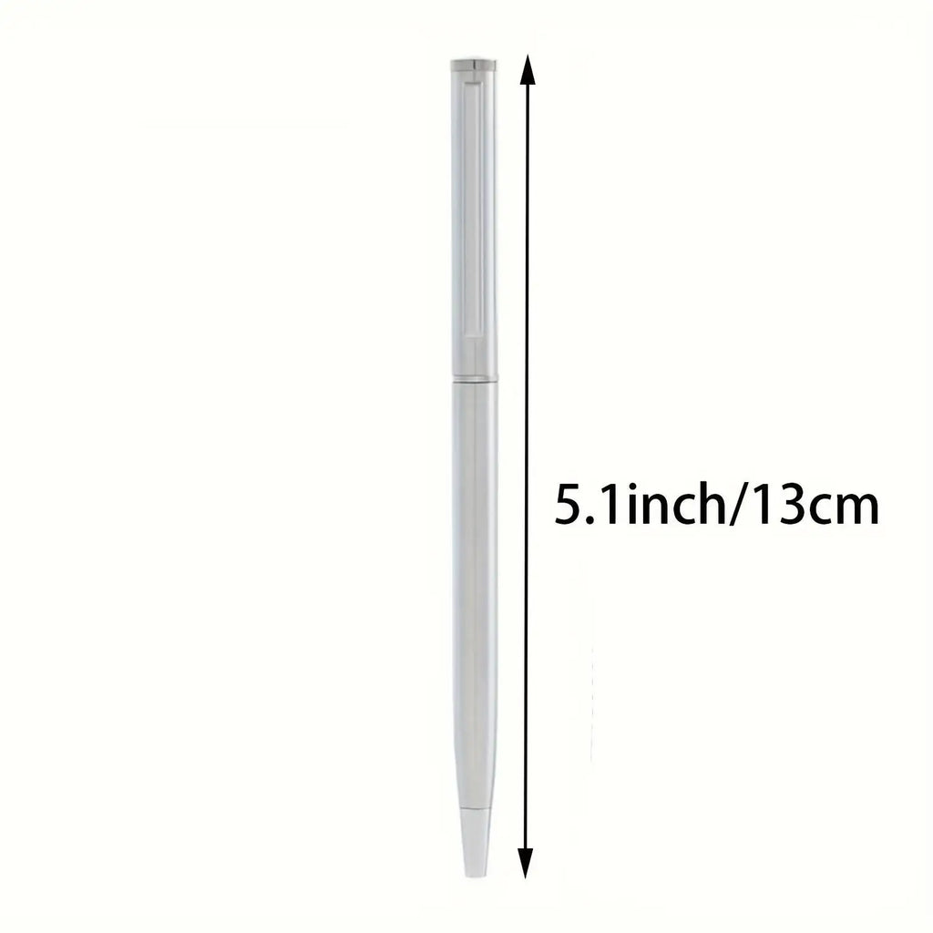 SET OF 20 STAINLESS STEEL BALLPOINT PENNEN