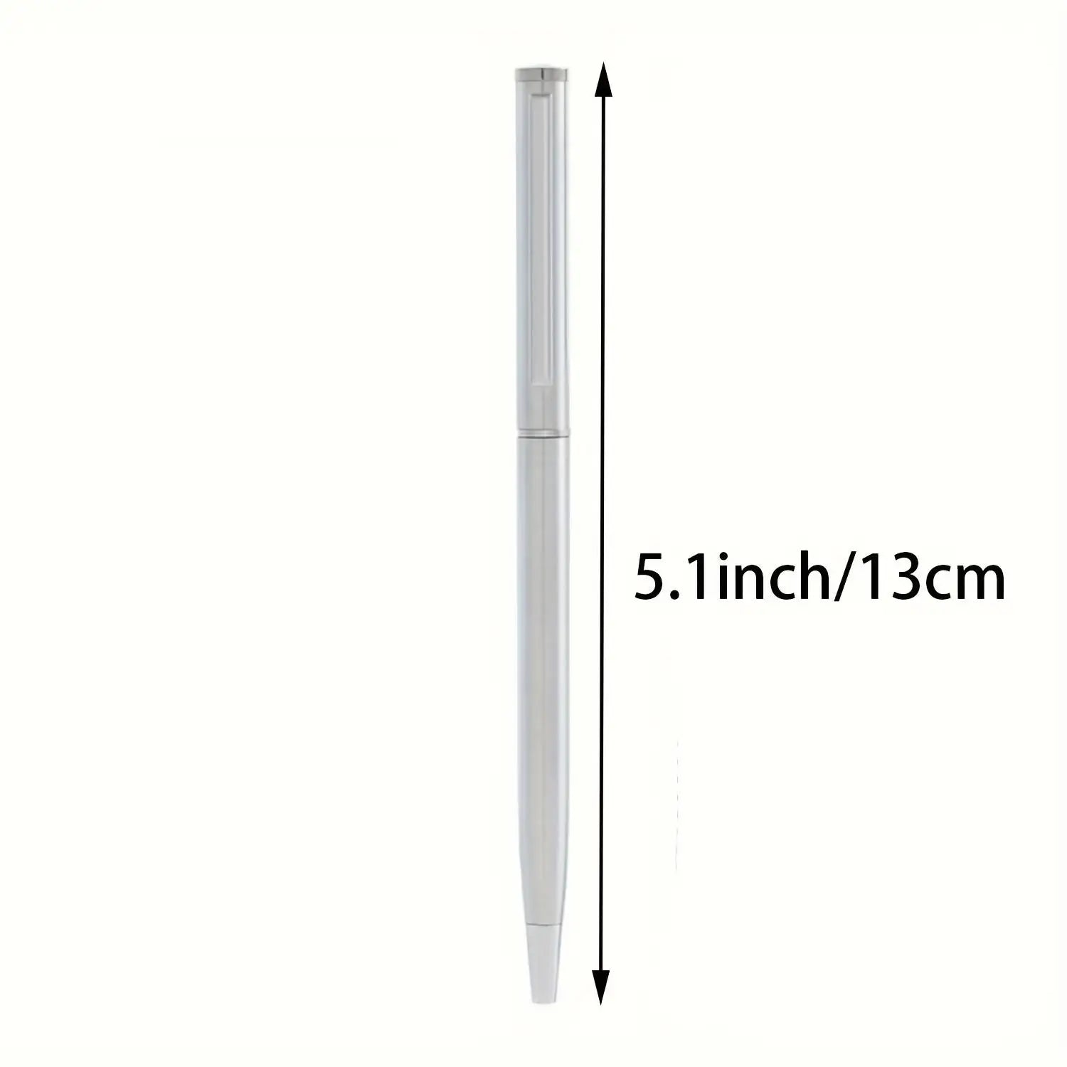 SET OF 20 STAINLESS STEEL BALLPOINT PENNEN