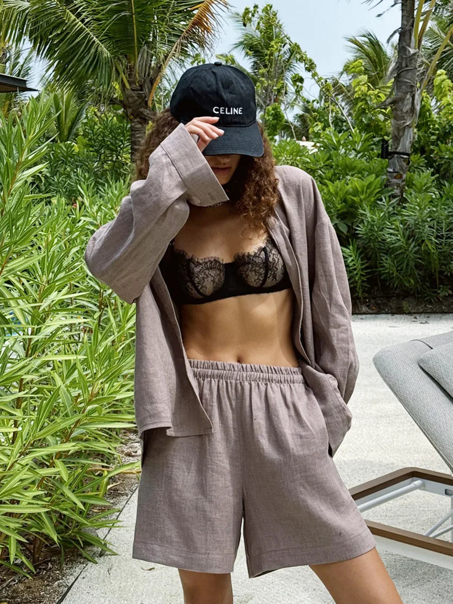 KATOENEN 2-DELIGE SET (DAMES)