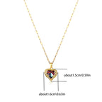 HART HANGER KETTING (CRYSTAL)