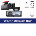 4K UHD DASHCAM MET WIFI & GPS (NIGHT VISION, 24U PARKING MODE)