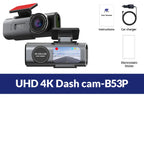 4K UHD DASHCAM MET WIFI & GPS (NIGHT VISION, 24U PARKING MODE)