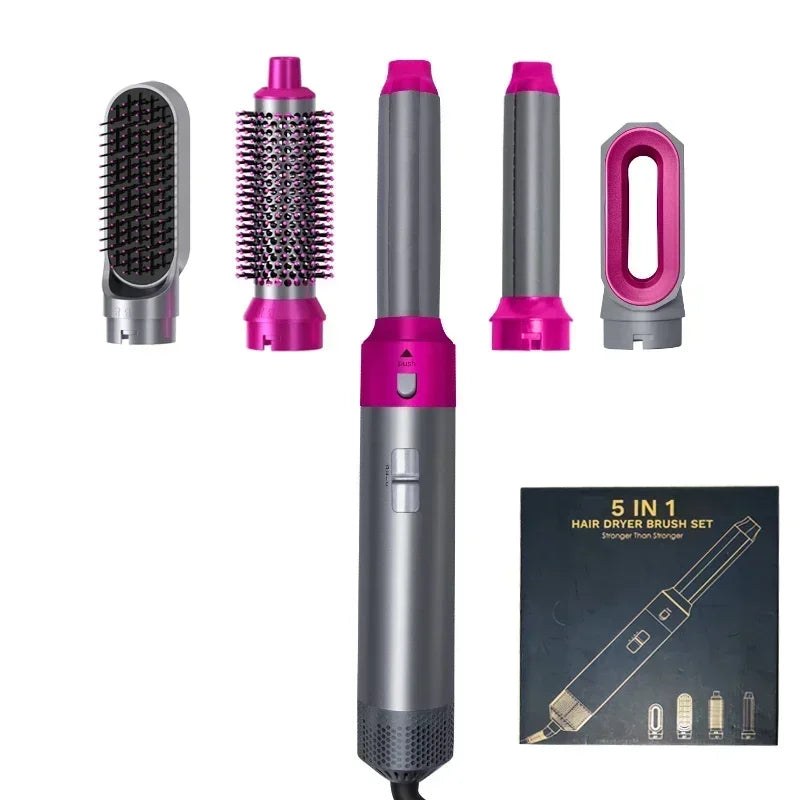 5 IN 1 HAARSTYLING FÖHN BORSTEL SET (IONISCH, HOT & COLD AIR)