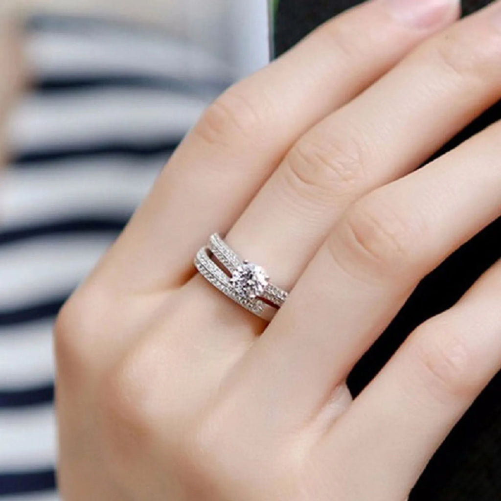 VINTAGE HALO RING SET