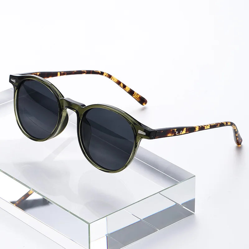 VINTAGE RONDE ZONNEBRIL (UNISEX)