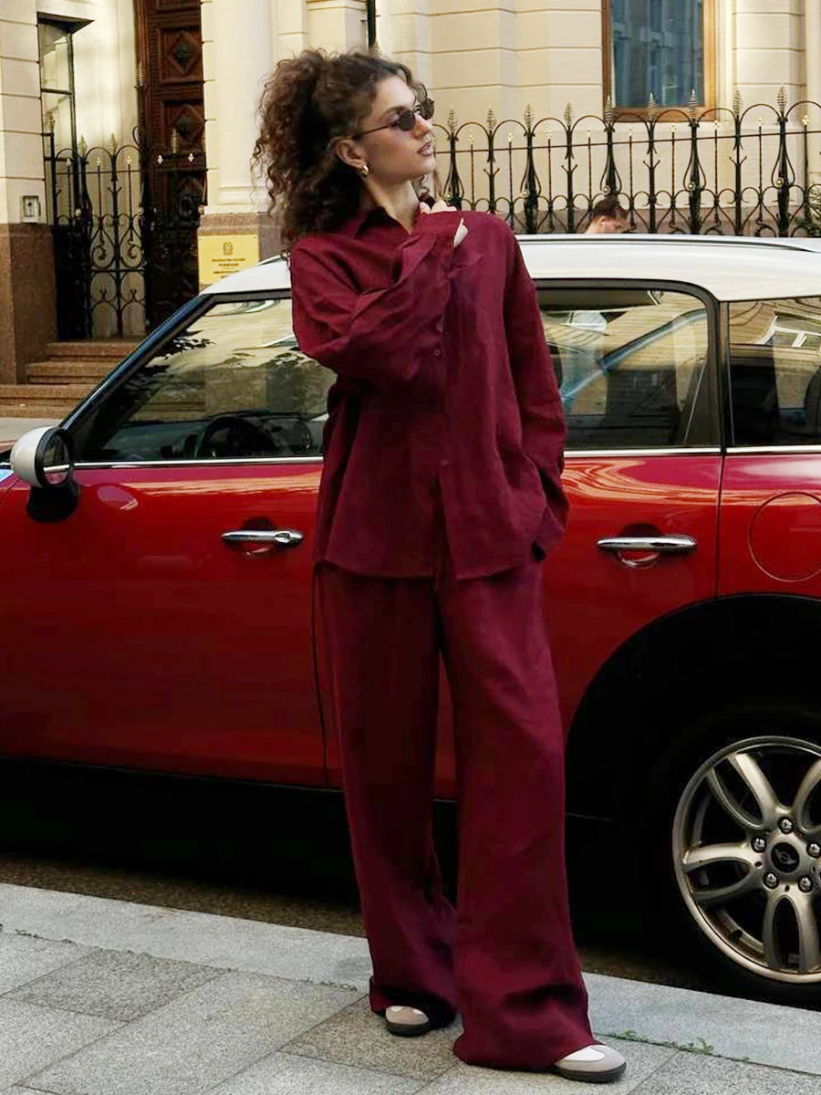 KATOENEN 2-DELIGE SET (DAMES)