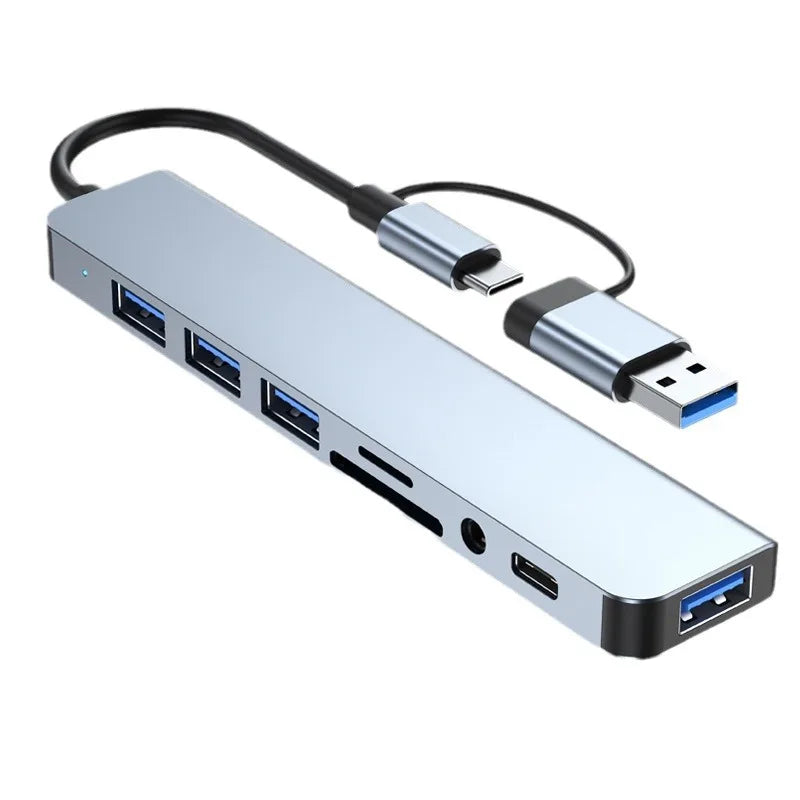 8-IN-2 USB & TYPE-C HUB DOCKING STATION
