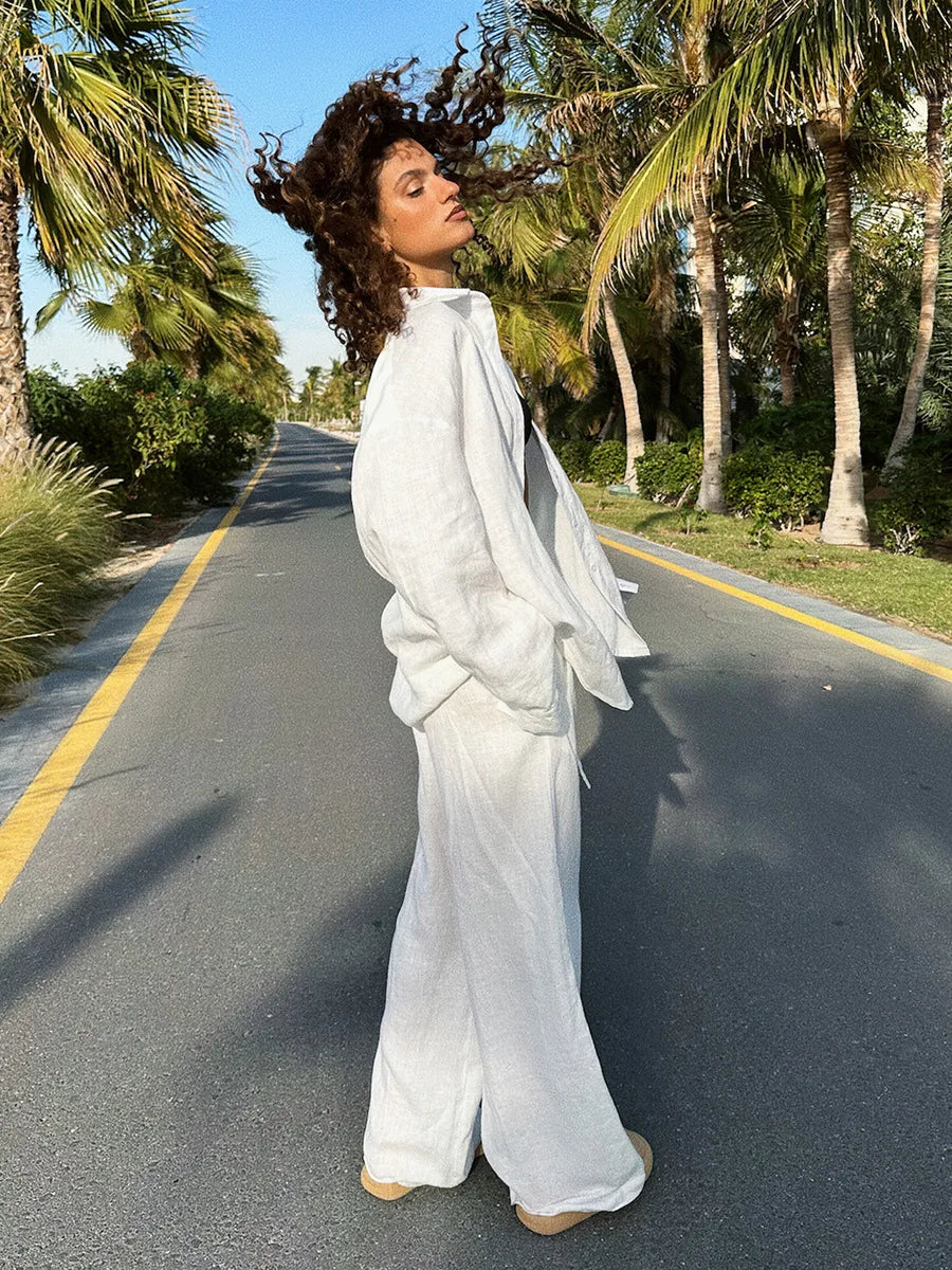 KATOENEN 2-DELIGE SET (DAMES)