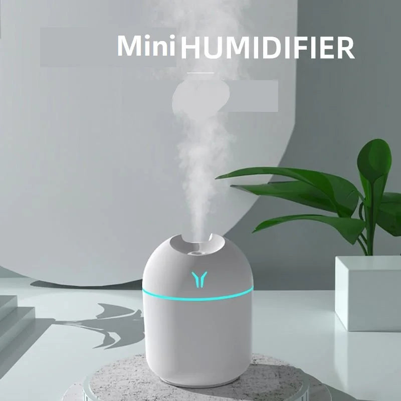 USB MINI AIR HUMIDIFIER & AROMA DIFFUSER (250ML)