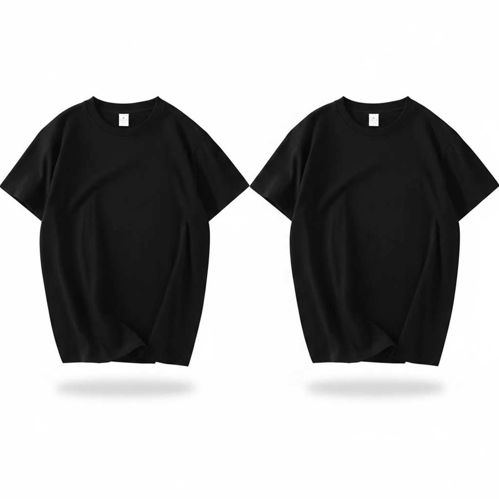 KATOENEN BASIC T-SHIRT (2 STUKS)