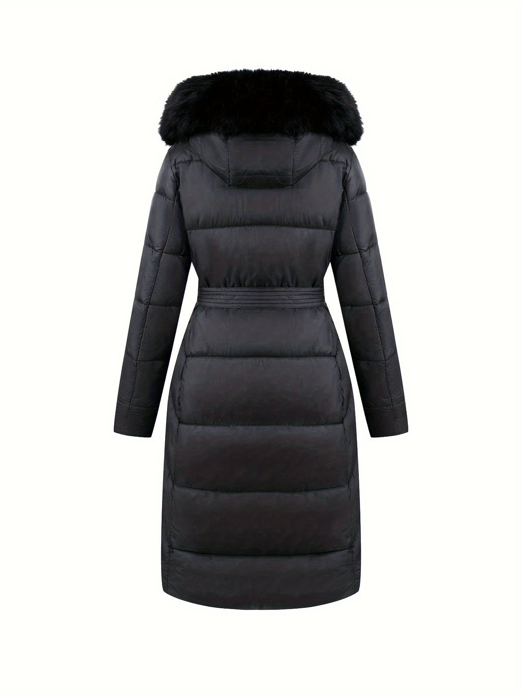 DAMES MID-LENGTH WINTERJAS MET CAPUCHON & RIEM