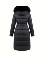 DAMES MID-LENGTH WINTERJAS MET CAPUCHON & RIEM