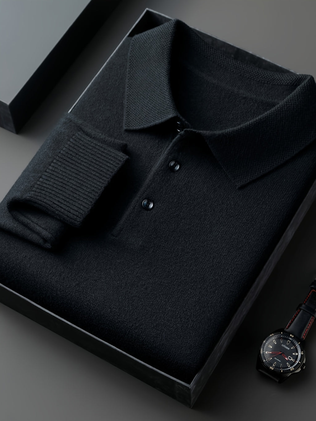 HEREN KNIT SWEATER MET KRAAG (HERFST/WINTER)