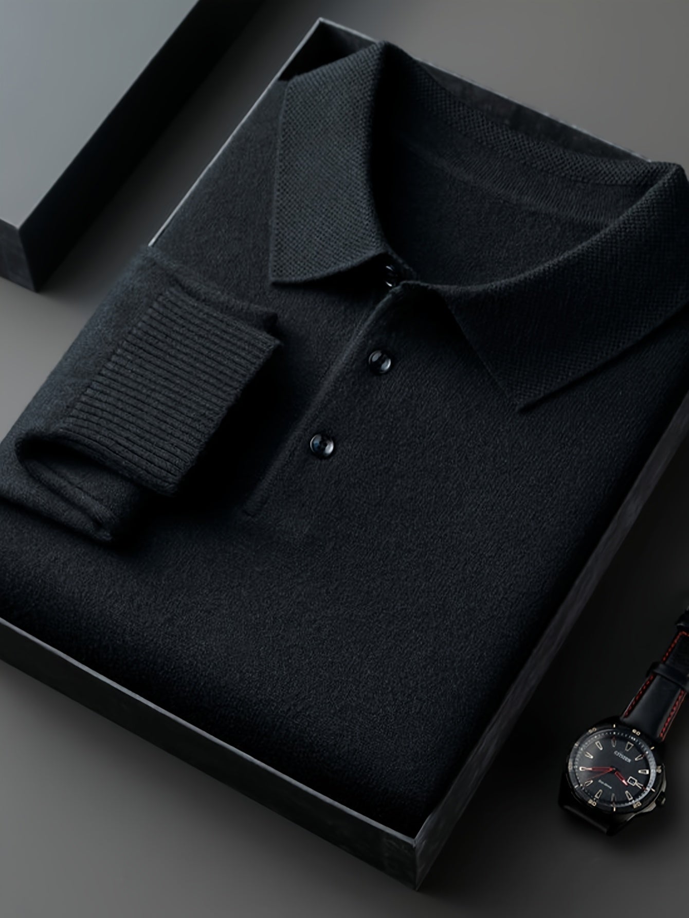 HEREN KNIT SWEATER MET KRAAG (HERFST/WINTER)