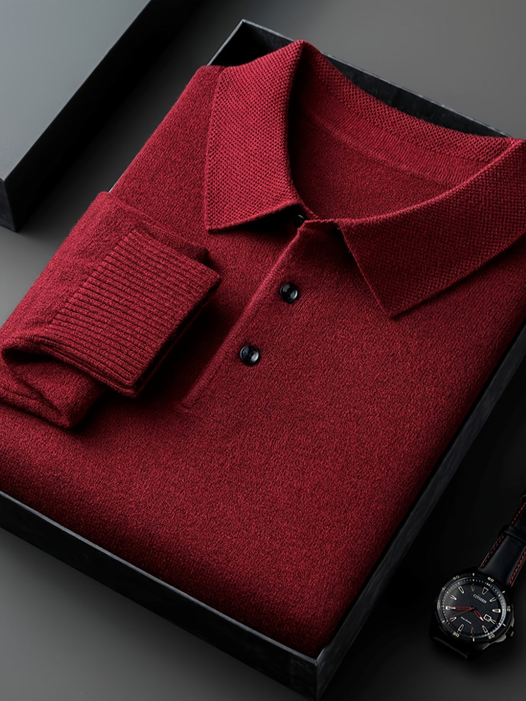 HEREN KNIT SWEATER MET KRAAG (HERFST/WINTER)