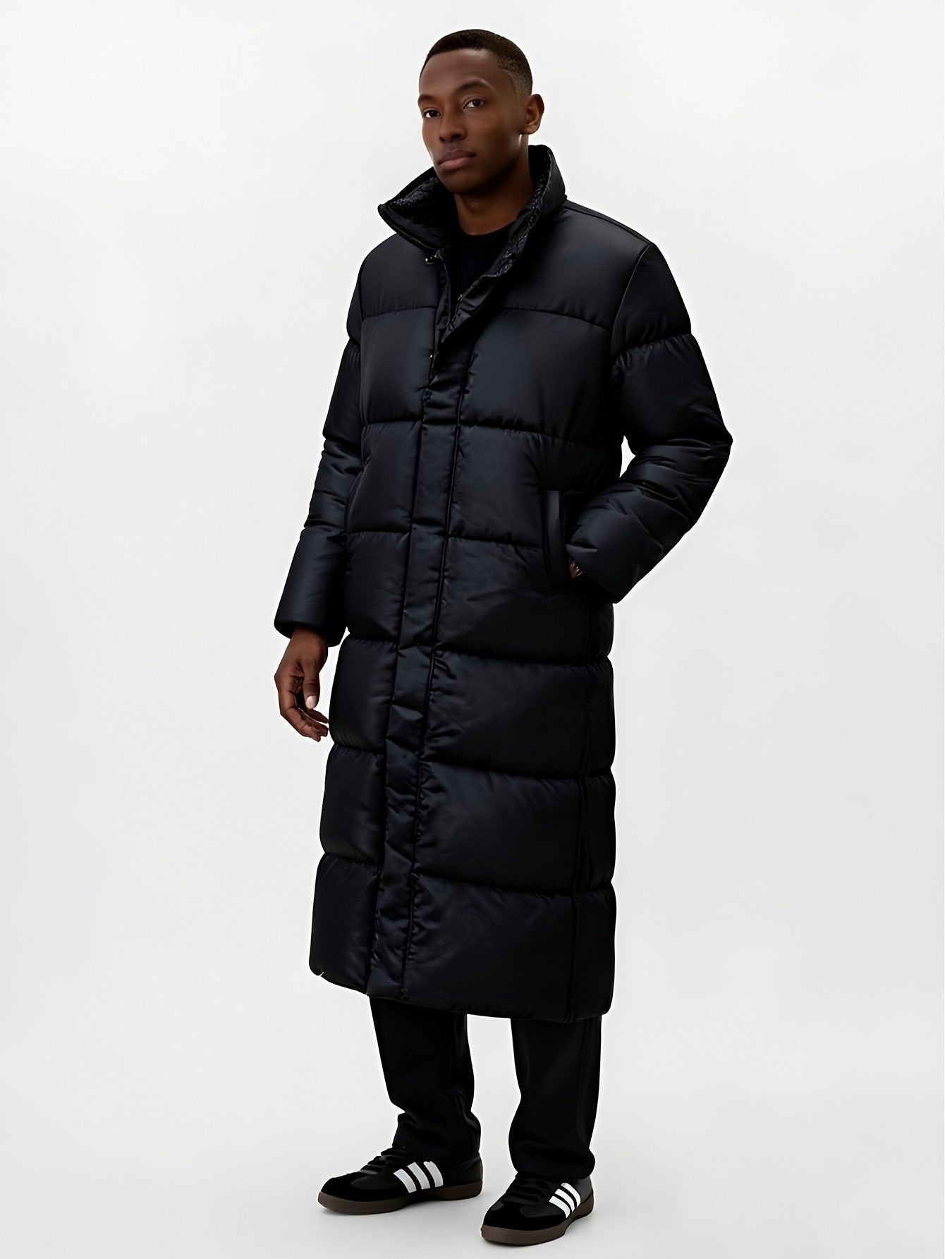 HEREN LANGE GEVOERDE WINTERJAS