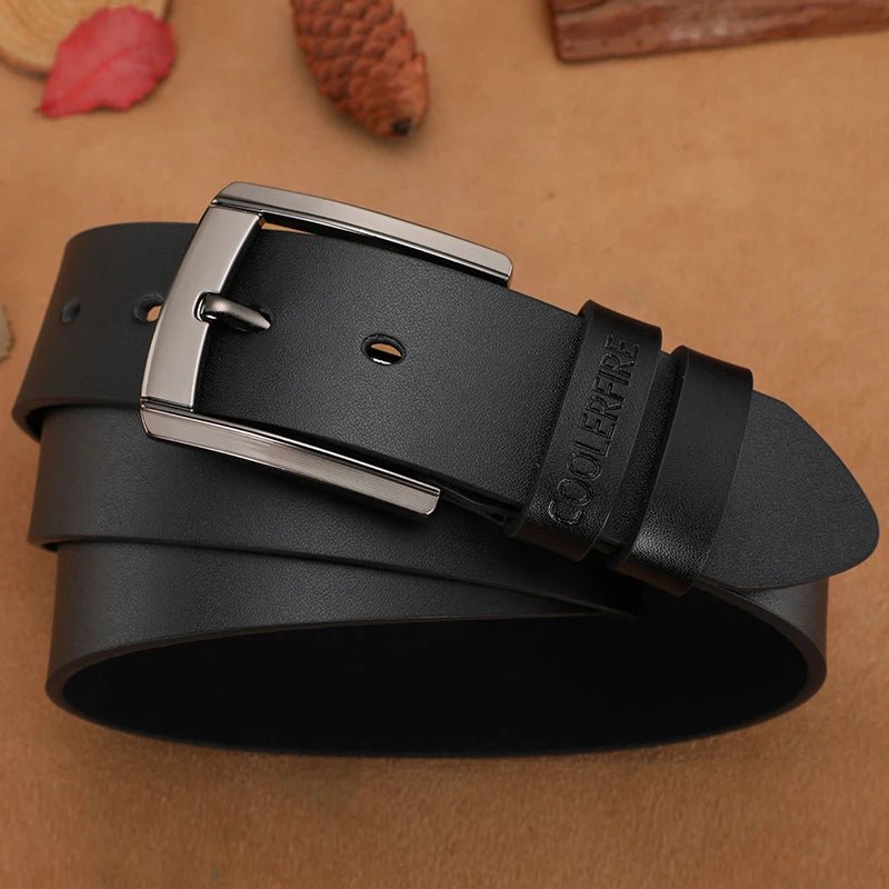 men high quality genuine leather belt luxury designer belts men cowskin fashion Strap male Jeans for man cowboy - SOS STORE