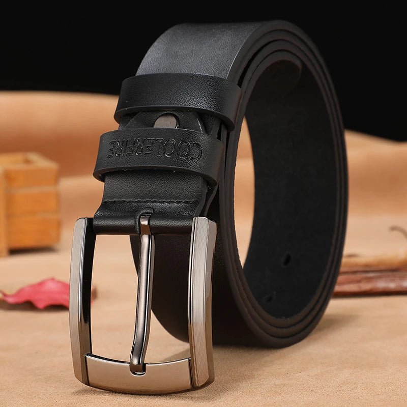men high quality genuine leather belt luxury designer belts men cowskin fashion Strap male Jeans for man cowboy - SOS STORE