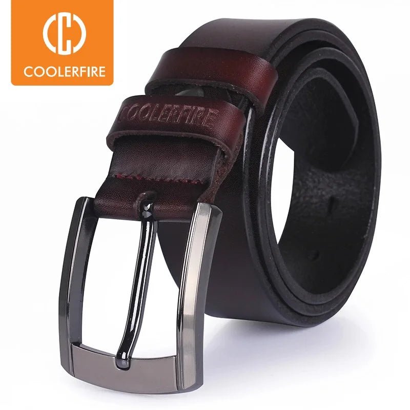 men high quality genuine leather belt luxury designer belts men cowskin fashion Strap male Jeans for man cowboy - SOS STORE