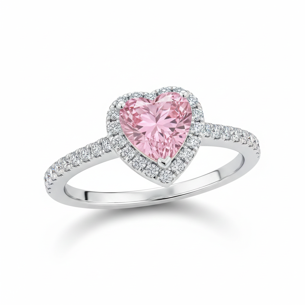 HART ZIRCON RING (DAMES)