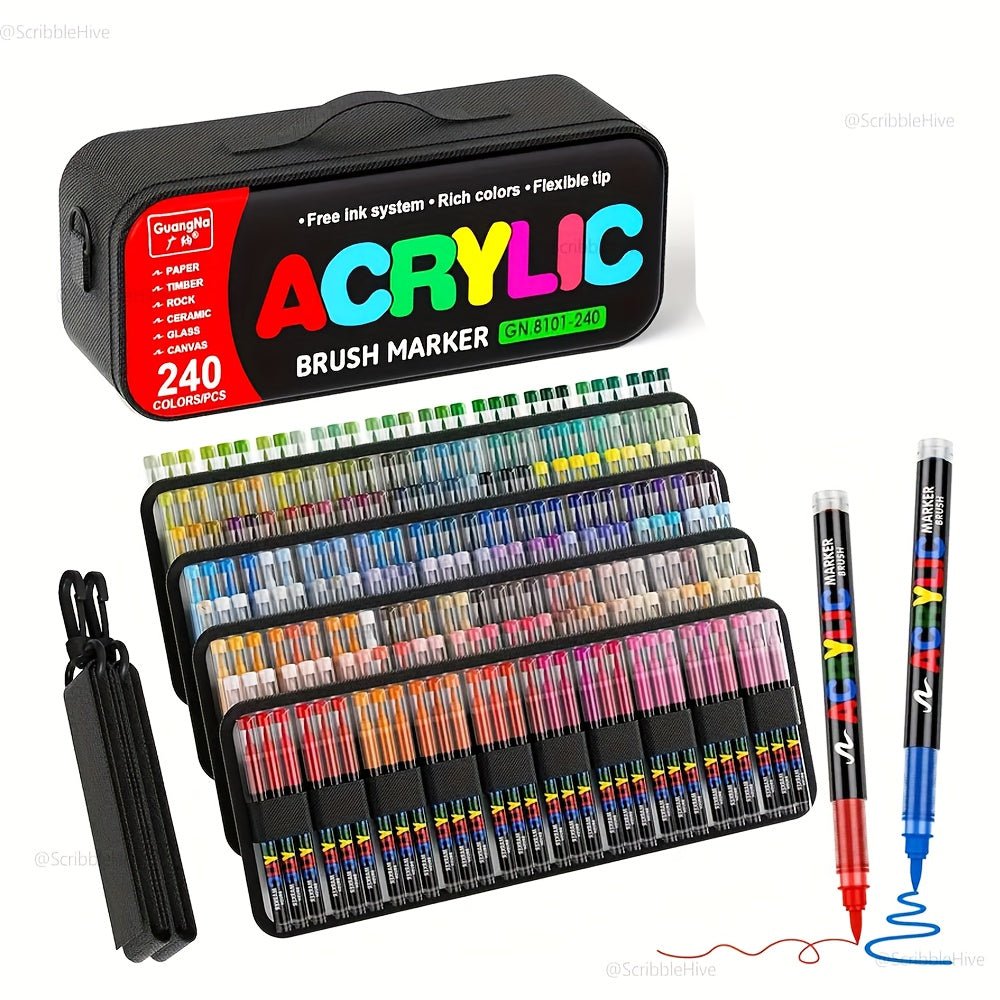 SOS STORE | Acryl Markers - 288 Kleuren - SOS STORE