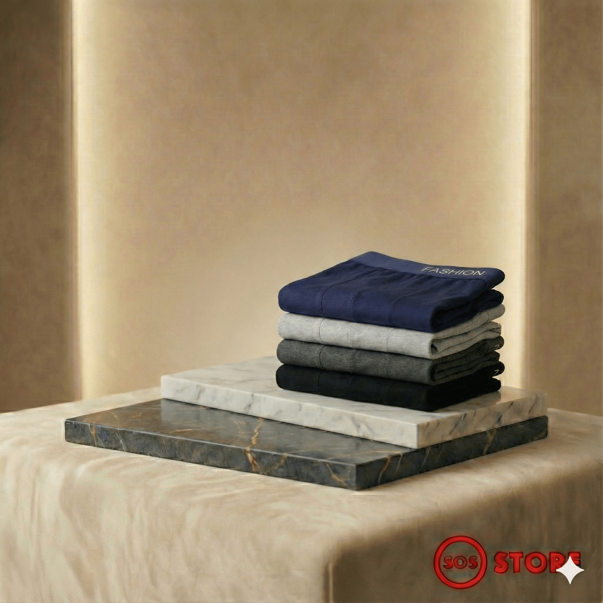 SOS STORE Boxershorts 4 - Stuks | Katoen | Comfortabele Pasvorm - SOS STORE