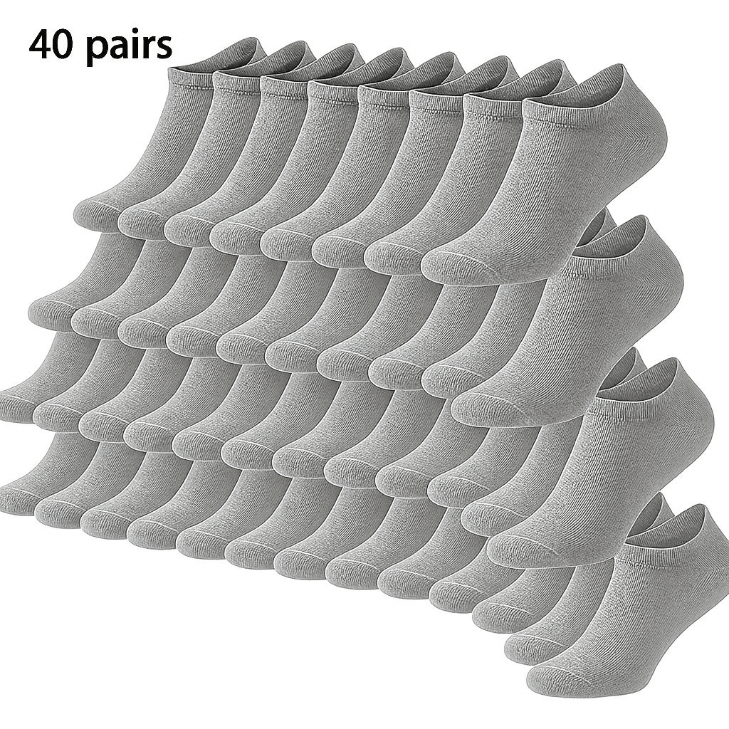 SOS STORE Enkelsokken 10–40 Paar | Polyester | Eén Maat | Unisex - SOS STORE