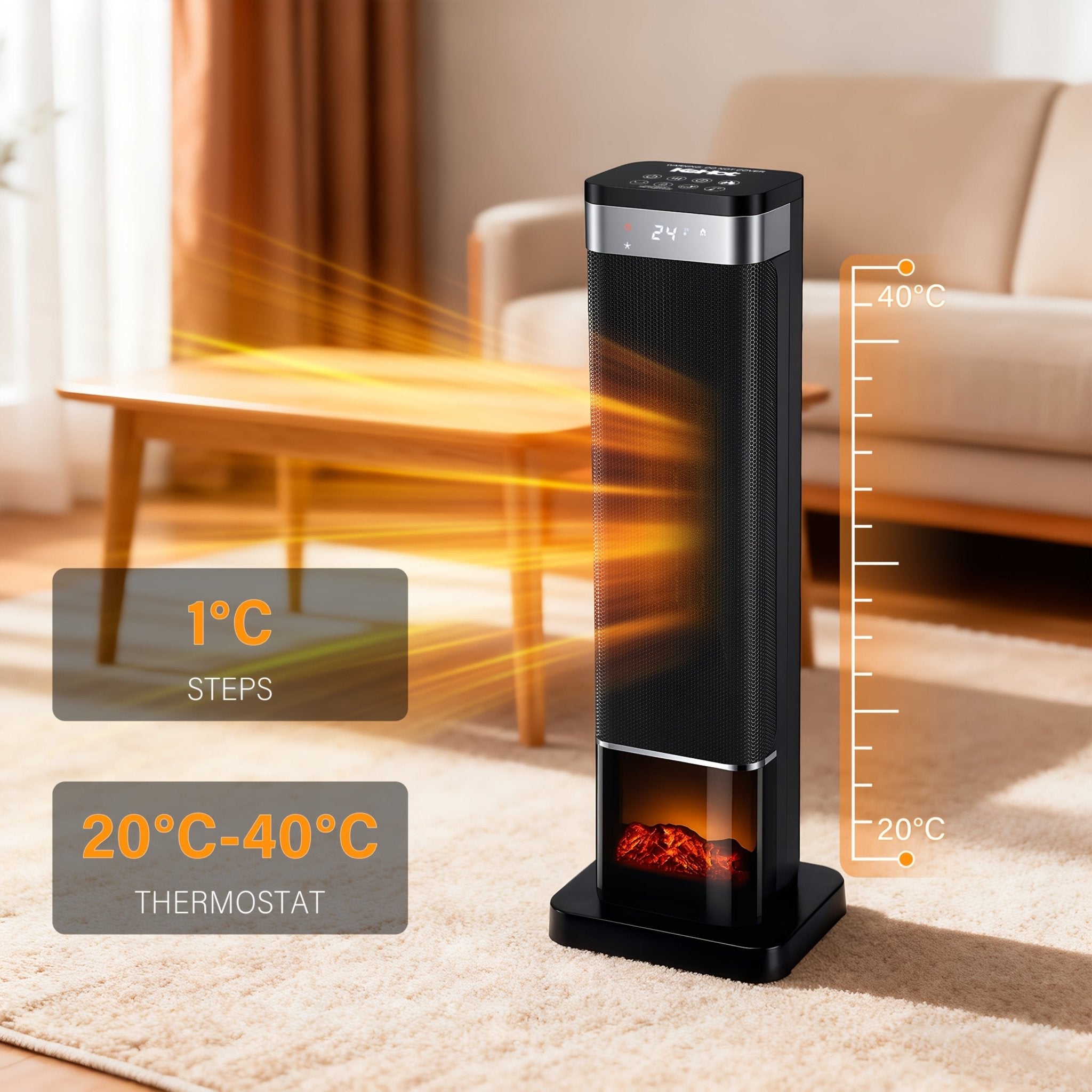 SOS STORE | Keramische Elektrische Kachel 2000W - SOS STORE