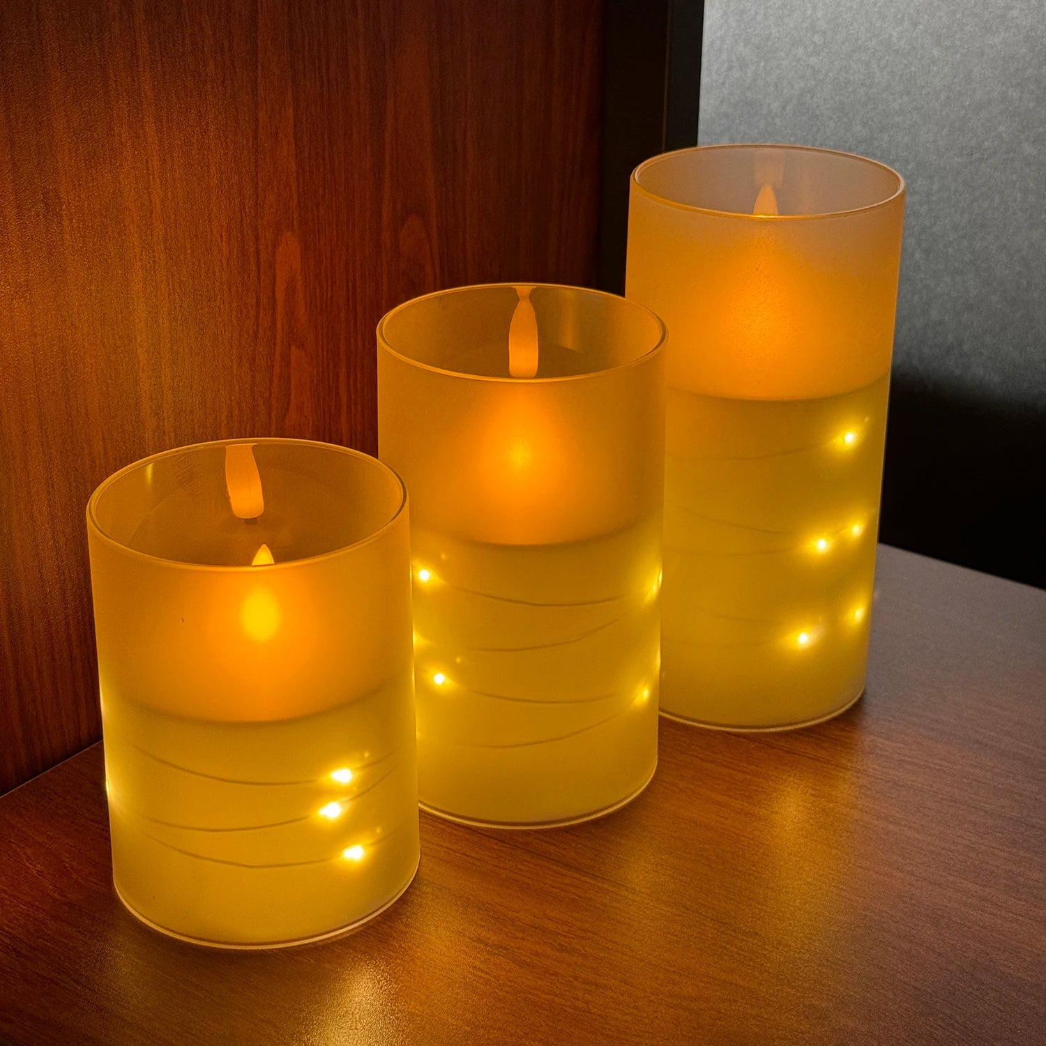 SOS STORE | LED KAARSEN SET (3 STUKS MET AFSTANDSBEDIENING) - SOS STORE