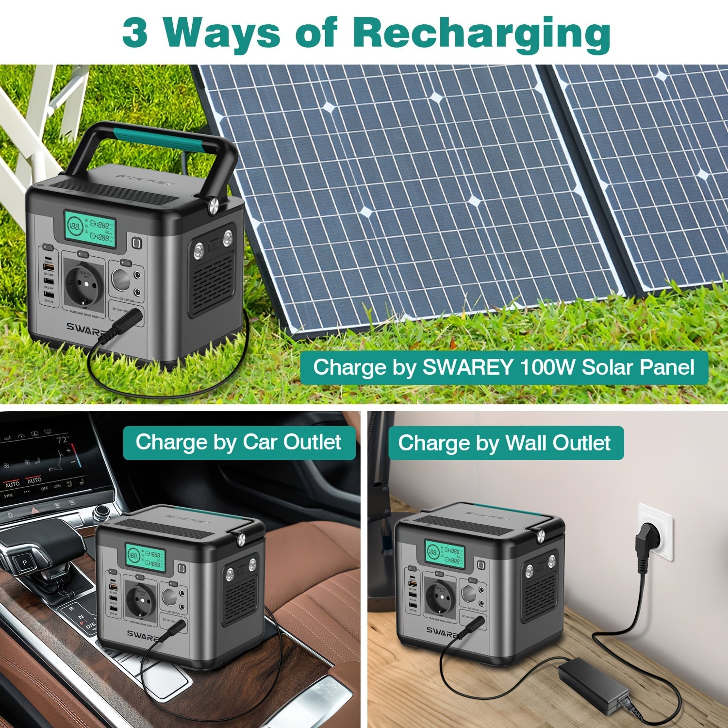 SOS STORE | Power Station – 518Wh - SOS STORE