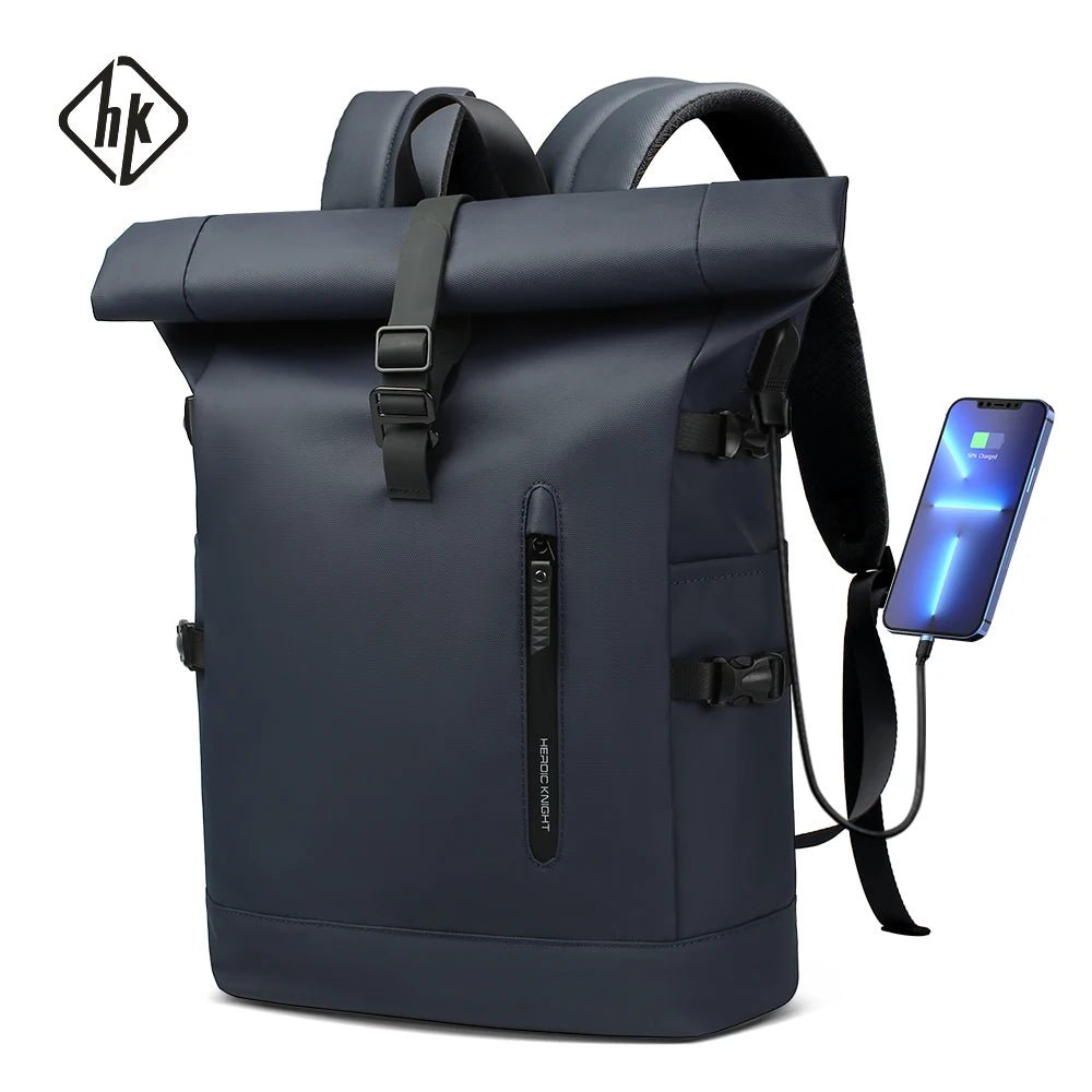 SOS STORE | ROLLTOP RUGZAK MET USB - POORT - SOS STORE