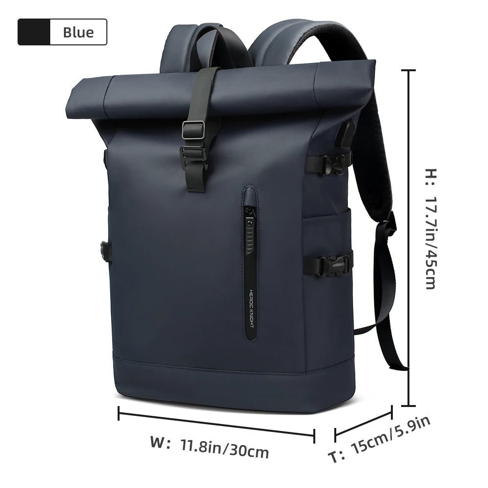 SOS STORE | ROLLTOP RUGZAK MET USB - POORT - SOS STORE