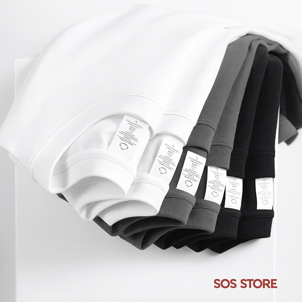 SOS STORE T-Shirt 2 - Pack | Katoen | Unisex - SOS STORE