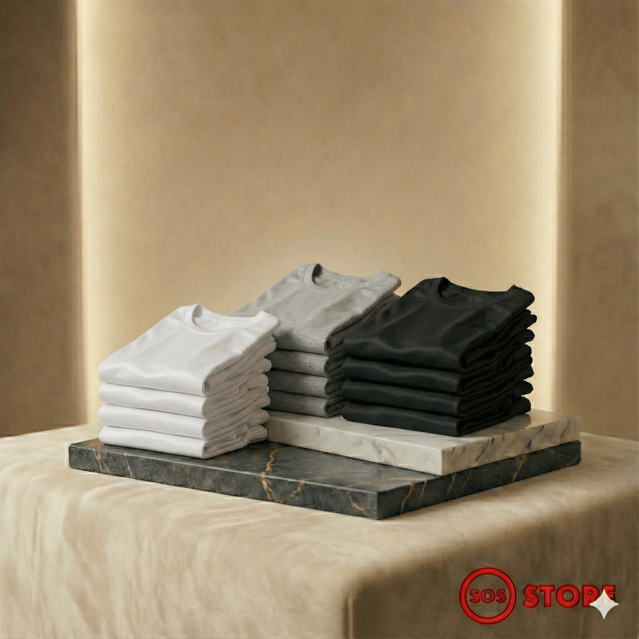 SOS STORE T-Shirt 2 - Pack | Katoen | Unisex - SOS STORE