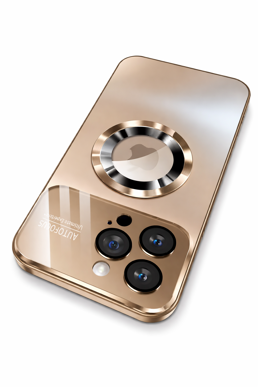 IPHONE MAGSAFE LUXURY GLASS CAMERA CASE